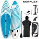 NORFLX Stand Up Paddle Board Inflatable SUP 10 feet 6 inches Surfboard | Paddleboard