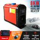 Diesel Air Heater 12V 8KW Portable Car Parking All in One Plateau Version LCD Remote Control Black & Red