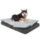 Dog Calming Bed Warm Soft Plush Comfy Sleeping Kennel Cave Memory Foam Mattress M