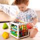 New Colorful Shape Blocks Sorting Game Baby Montessori Learning Educational Toys For Children