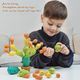 Montessori Toys Balancing Cactus Educational Toys Wooden Stacking Rainbow Blocks Puzzle Fun Activities for Children Aged 3-8