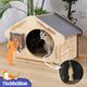 Large Cat House Indoor Condo Durable Kitty Scratching Furniture MDF for Cats Rabbit