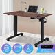 Sit Standing Desk Electric Computer Table Motorised Ergonomic Height Adjustable Home Office Wood Colour
