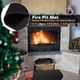 Fire Pit Mat Fireproof Blanket Half Hearth Fireplace Area Rug Polyester Trim Non Slip Mat Protects Floors From Sparks 50*80cm