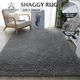 Fluffy Shaggy Area Rug Large Floor Mat Living Room Bedroom Carpet Grey 200x300CM