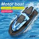 2022 Newest RC Boat Adult Kids Pool Lake Adventure Racing Boats Remote Control Motor Boats Boys Girls Toys Col Green