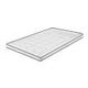 Bedra Pillowtop Mattress Topper Pad Microfibre Luxury Protector Cover Single
