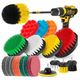 Drill Brush Attachments Set 23 Piece Scrub Pads & Sponge Power Scrubber Brush with Extend Long Attachment All Purpose Clean