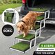 5 Steps Folding Dog Cat Pet Ramp Stairs Ladder for Car Aluminium Artificial Grass Surface