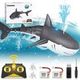 Remote Control Shark Toys Pool Toys Outdoor Toys RC Boat Spray Water for Swimming Pool Great Gift for Kids Boys & Girls