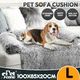 Pet Dog Cat Bed Calming Cushion Puppy Mat Sofa Couch Protector Cover 100x85x20cm