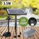 3.5W Solar Power Fountain/Pond/Pool Water Feature Pump Kit with Timer & LED Lights