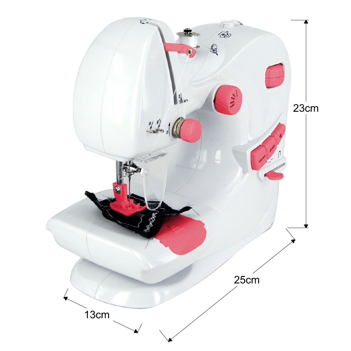 MultiFunction Portable Mini Sewing Machine with Builtin Light and 64