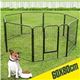 Pet Playpen Dog Kennel Enclosure Puppy Exercise Cage Outdoor Fence 8 Panels Small