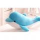 Cute Sea World Dolphin Plush Doll Toy Collection Decoration Plaything for Kids Children Blue