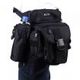 Multi-Purpose Fishing Tackle Bag Lure Leg Waist Pack Pole Package Messenger Bag Black