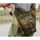 Outdoor Sports Multifunction Lure Bag Fishing Rod Tackle Bag Waist Pack Camping Hiking Moutaineering Army green ACU