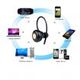Mini Bluetooth Wireless Stereo Music Headset - Black