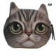 Cute Cat Face Zipper Mini Wallet 4#
