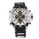 BESNEW BN-0798 Multi-Function Men's Sports Electronic Quartz Wrist Watch - White + Black