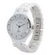 Daybird 3698 Elegant Ceramic Woman Wrist Watch - White + Silver