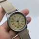 Military Glow-in-the Dark Water Resistant Quartz Wrist Watch - Beige