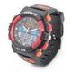 Sports Diving Wrist Watch w/ EL Backlit / Calendar / Stopwatch / Alarm Clock - Black + Red