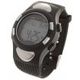 Stylish Digital Sports Heart Rate Monitor Wrist Watch - Black + Silver