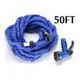 LUD 50FT Ultralight Flexible 3X Expandable Garden Magic Water Hose Pipe Blue