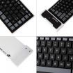 Mini Wireless Bluetooth Foldable Keyboard Tensile USB Cable PC/IPHONE