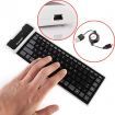 Mini Wireless Bluetooth Foldable Keyboard Tensile USB Cable PC/IPHONE