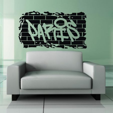 Scrawl Pattern Wall Stickers DIY Removable Art Wall Sticker Decor Mural Decal