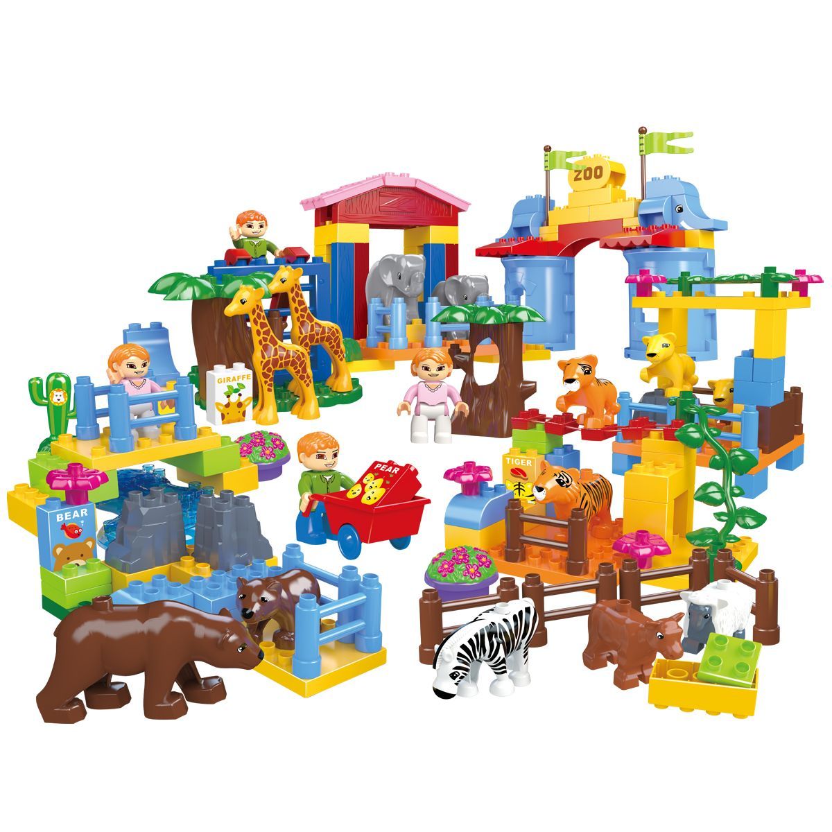 Zoo Animal Block Set | Crazy Sales