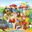 Zoo Animal Block Play Toys Set 170 Pieces
