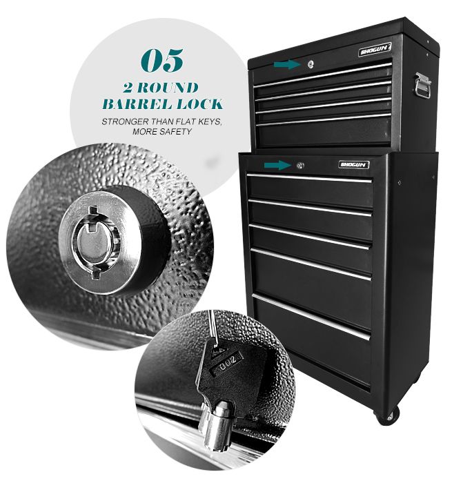 9 Drawer Lockable Roller Tool Box Crazy Sales