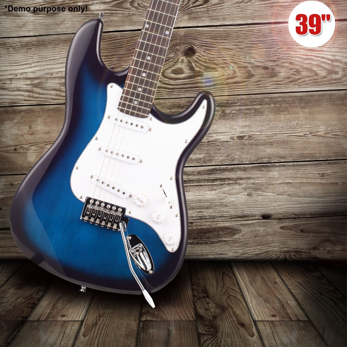 Blue Colour 39" Electric Guitar Pack