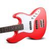 Red Colour Full Size Electric Bass Guitar Pack