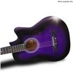 38" Steel String Acoustic Cutaway Guitar Pack Purple Color