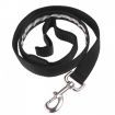 Glow LED Flashing Light Dog Pet Belt Harness Lead Leash Tether Black