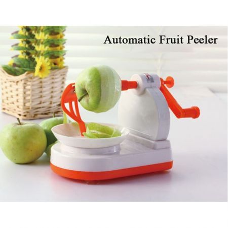 Kitchen Helper Semi-automatic Apple Peeler Tool White