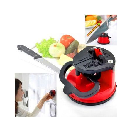 LUD Knife Sharpener Scissors Grinder Secure Suction Chef Pad Kitchen Sharpening Tool