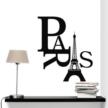 CREATIVE SPACE WITH THE PARIS TOWER Wall Stickers