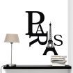 CREATIVE SPACE WITH THE PARIS TOWER Wall Stickers