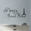 PARIS Pattern DIY Removable Art Wall Sticker