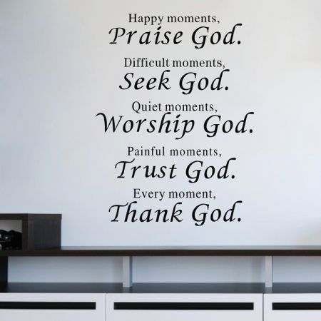 RELIGIOUS DIY Removable Art Wall Sticker