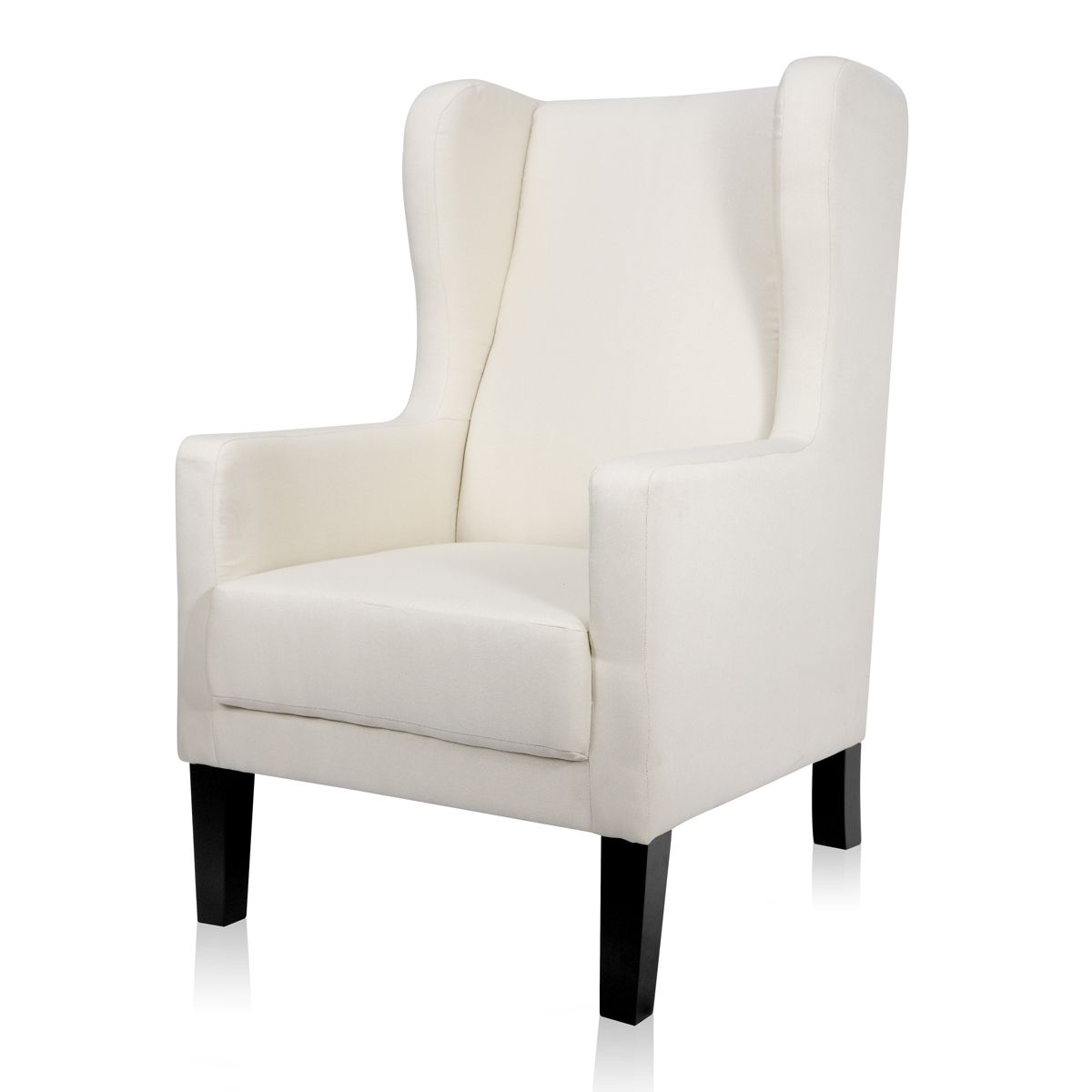 Cream Wingback Lounge Chair Crazy Sales