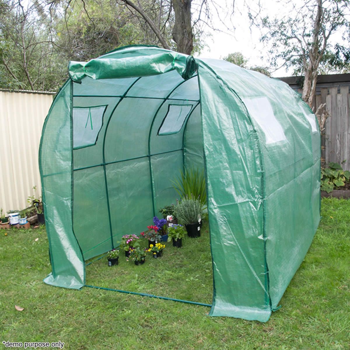 Walk-In Arc Roof Greenhouse