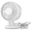LUD USB Heavy Flow Rate Low Noise Double Blade Fan for Notebook White