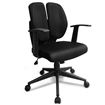 Ergonomic Split Back Chair without Headrest
