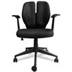Ergonomic Split Back Chair without Headrest